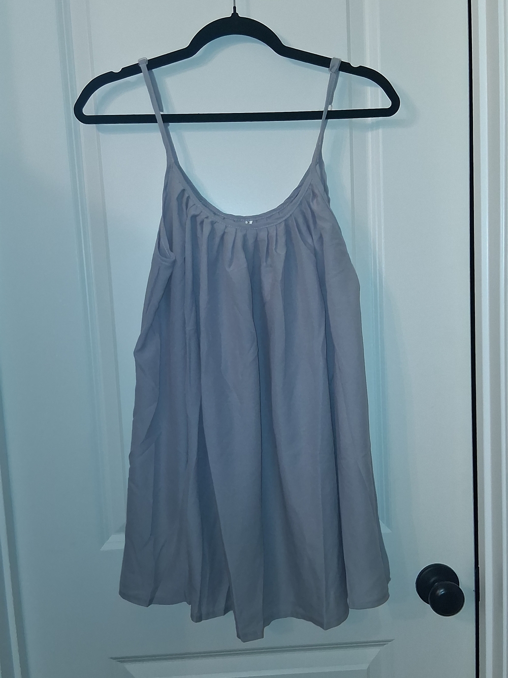 Women's Light Lavender Spaghetti Strap Swing Tank Top